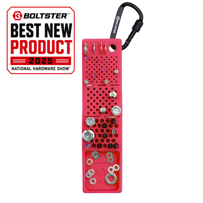 BITSTER® 2.0 — Belt-Attachable Magnetic Fastener & Small Parts Organizer