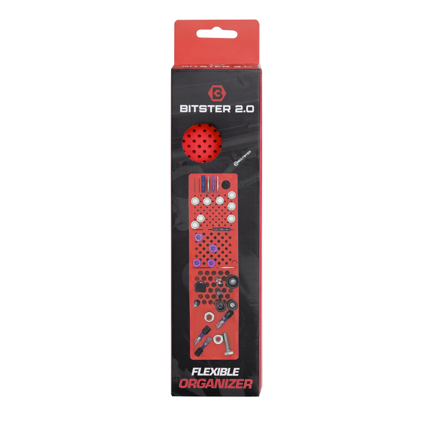 BITSTER® 2.0 — Belt-Attachable Magnetic Fastener & Small Parts Organizer
