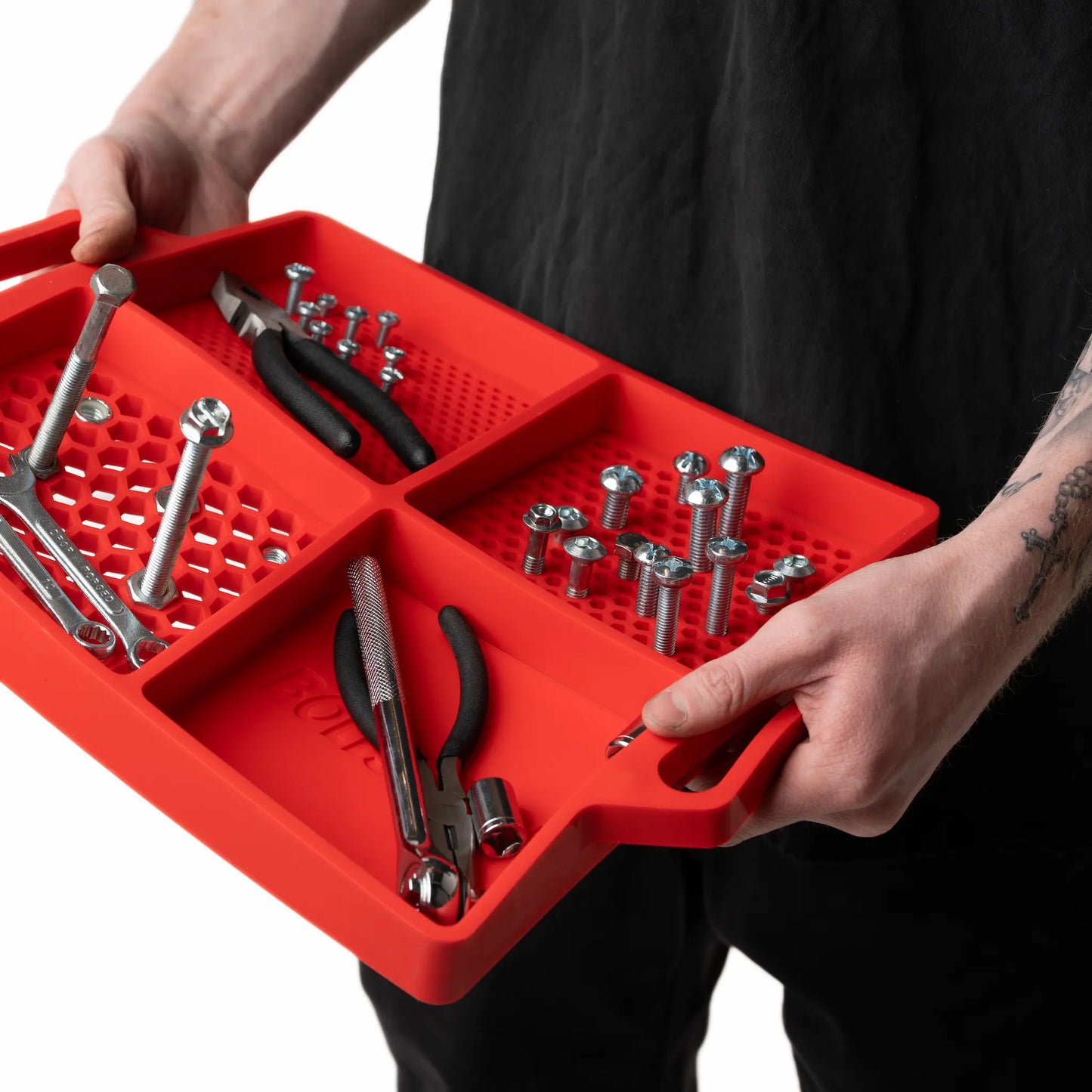 4-WAY TRAY — Flexible Fastener Organizing Tray