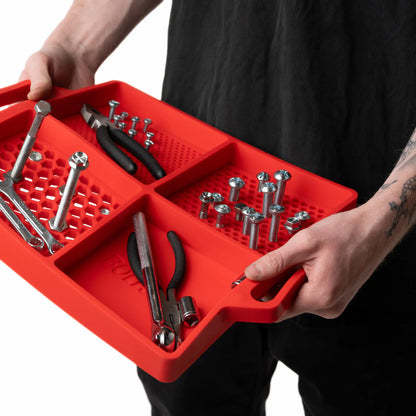 4-WAY TRAY — Flexible Fastener Organizing Tray