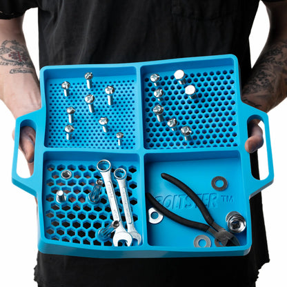 4-WAY TRAY — Flexible Fastener Organizing Tray