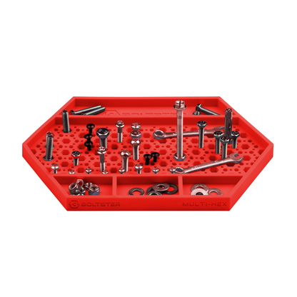 COMING SOON BOLTSTER MULTI-HEX® — Magnetic Fastener & Small Parts Organizing Tray