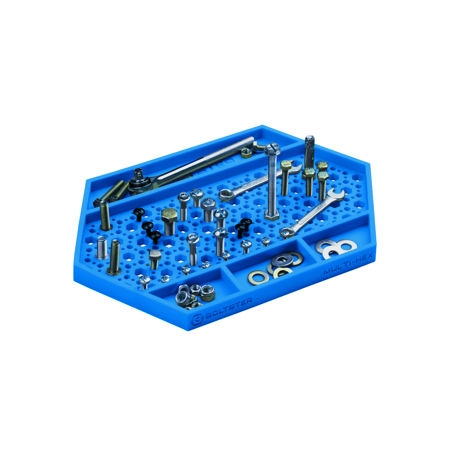 COMING SOON BOLTSTER MULTI-HEX® — Magnetic Fastener & Small Parts Organizing Tray