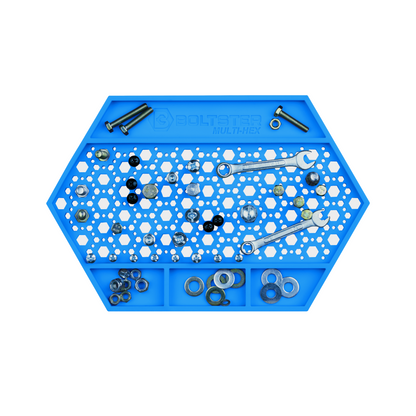 COMING SOON BOLTSTER MULTI-HEX® — Magnetic Fastener & Small Parts Organizing Tray