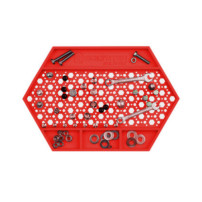 COMING SOON BOLTSTER MULTI-HEX® — Magnetic Fastener & Small Parts Organizing Tray