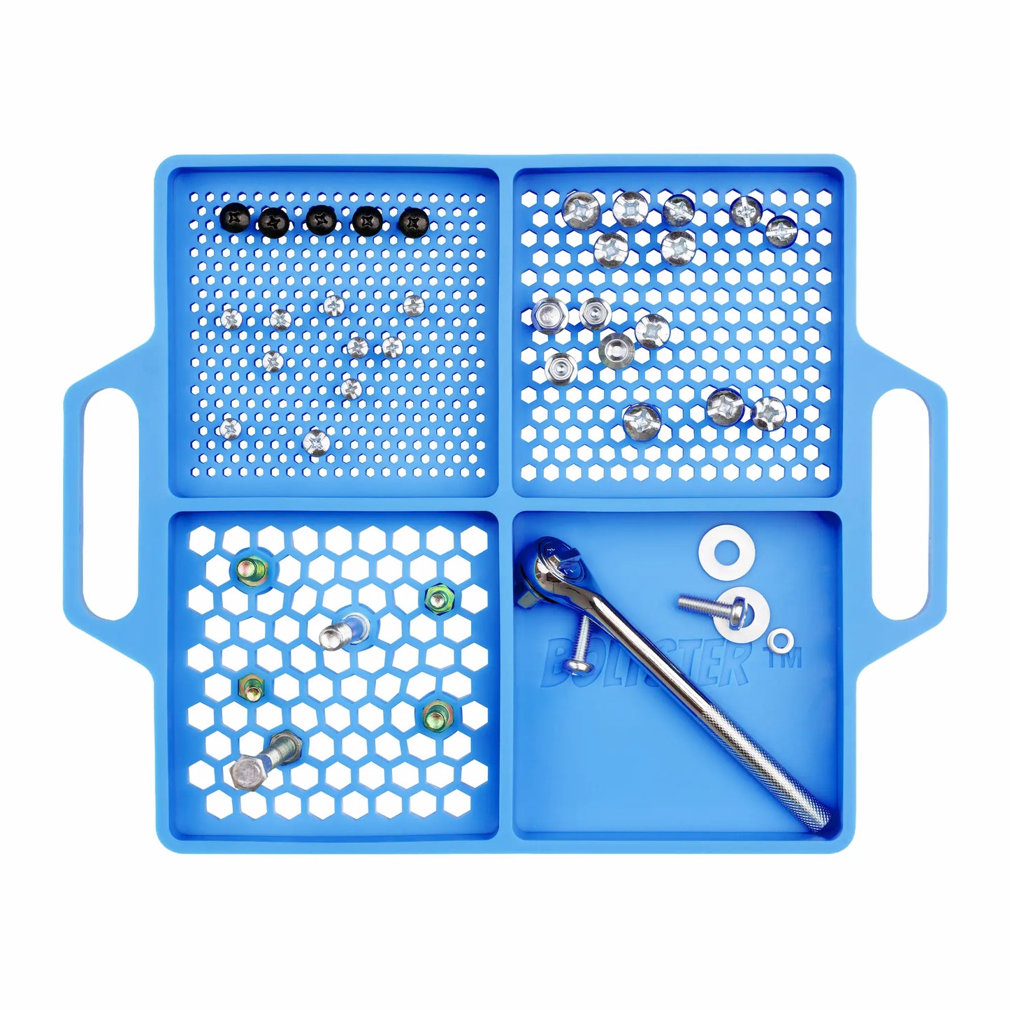 4-WAY TRAY — Flexible Fastener Organizing Tray