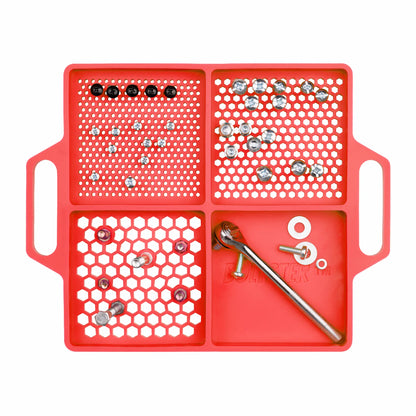 4-WAY TRAY — Flexible Fastener Organizing Tray