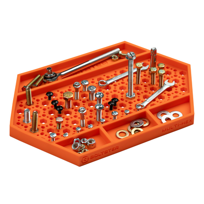 COMING SOON BOLTSTER MULTI-HEX® — Magnetic Fastener & Small Parts Organizing Tray